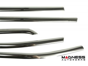 Jeep Renegade Door Trim - Side Window Molding Kit - Dark Chrome Jeep Renegade Door Trim - Side Window Molding Kit - Dark Chrome